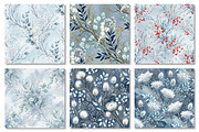 Winter Frost Garden Seamless Pattern, a Texture Graphic by Dream Creation (Thumbnail 2 of 7)