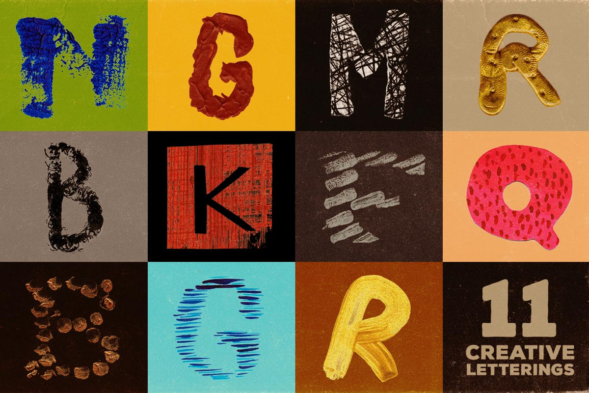 Artistic Fonts Bundle 1