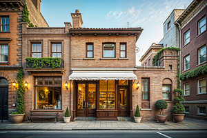 Elegant bookstore facade, a Photo by rarrarorro