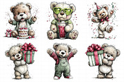 Birthday Teddy Bear Clipart Bundle, an Illustration by Daily.Designs (Thumbnail 8 of 8)