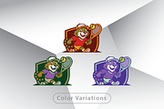 Friendly Tiger Tennis Logo Template, a Branding & Logo Template by Heavtryq Design (Thumbnail 3 of 3)