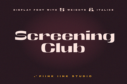 Screening Club Display