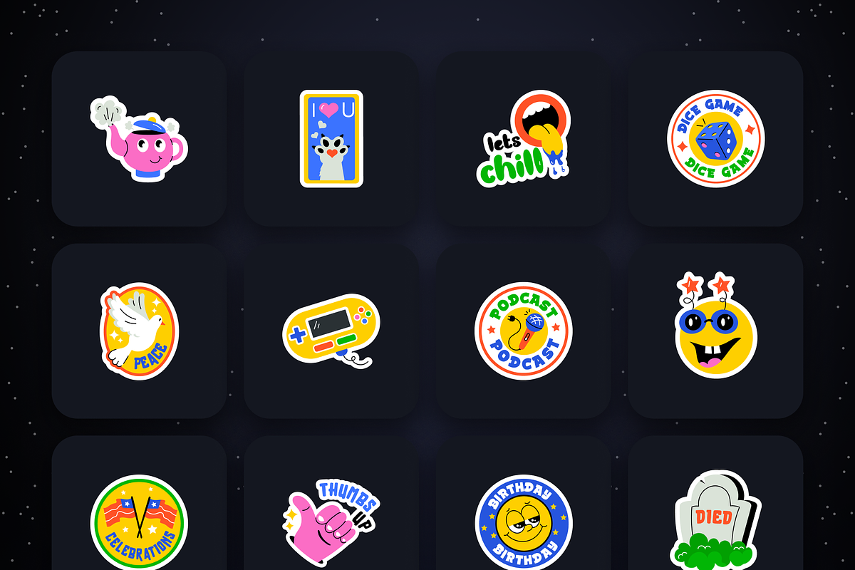 Cartoon Sticker Designs, an Emoji Icon by Prosymbols (Photo 7 of 15)