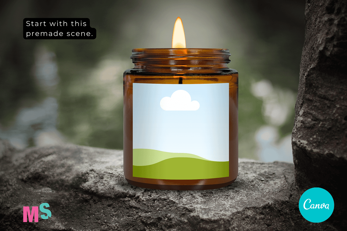 Amber Candle Jar Mockup for Canva, a Mockup by Mockup Scene (Photo 18 of 21)