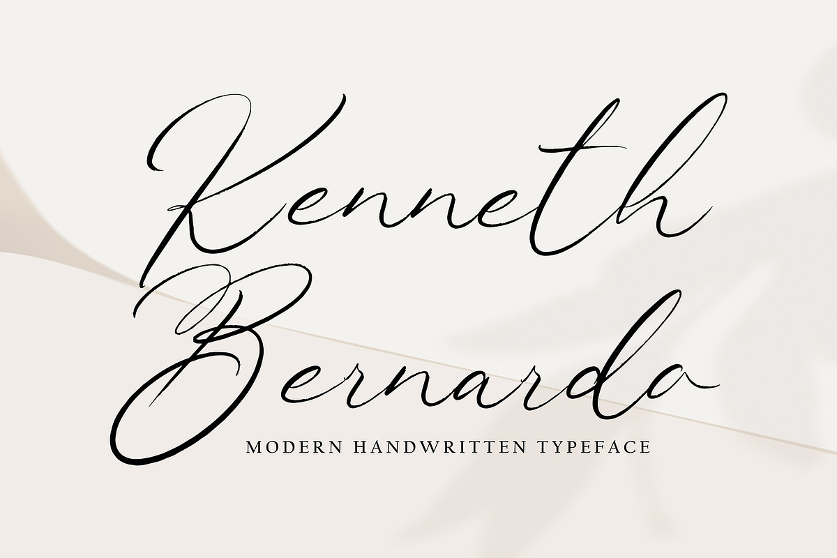 Kenneth Bernardo, a Handwritten Font by HaKi Studio (Photo 1 of 5)