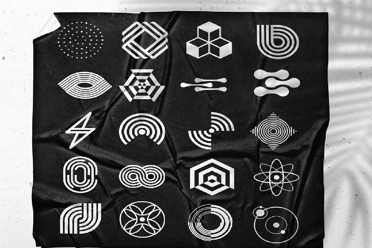 125+ Abstract Geometric Shapes, a Shape Add-On by Chipshpow Graphics (Photo 4 of 11)