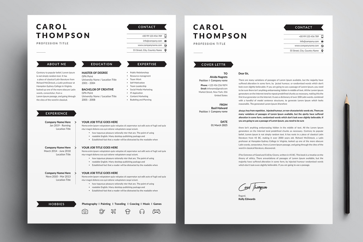 Resume/CV, a Resume Template by Creatune (Photo 3 of 4)