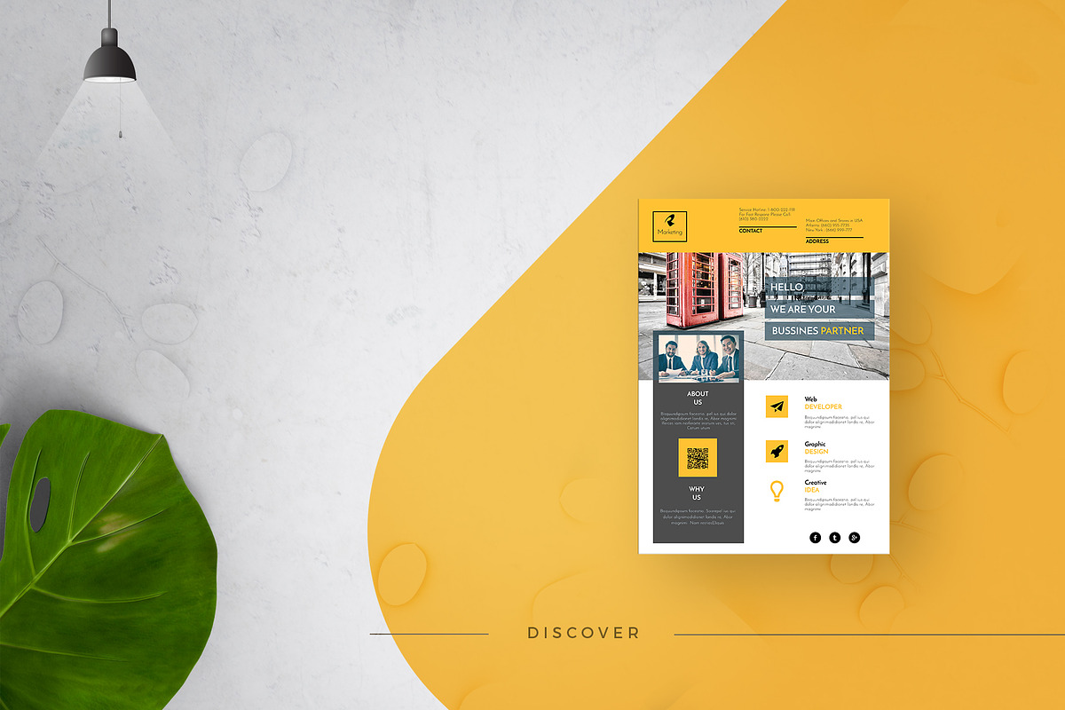 Corporate Flyer Vol.33, a Flyer Template by Ahsanjaya (Photo 3 of 4)