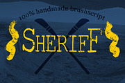 Brush Serif - Collin *HAND PAINTED*, a Serif Font by Ed J Brown (Thumbnail 1 of 4)
