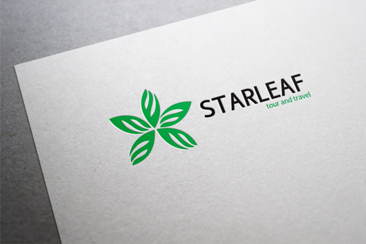 Star Leaf Logo Template, a Branding & Logo Template by gunaonedesign