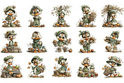 Whimsical Duck Clipart Bundle, a Seasonal Illustration by OK Design (Thumbnail 3 of 6)