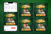 Prophetic Explosion Church Flyer PSD, a Social Media Template by church flyer templates (Thumbnail 6 of 8)
