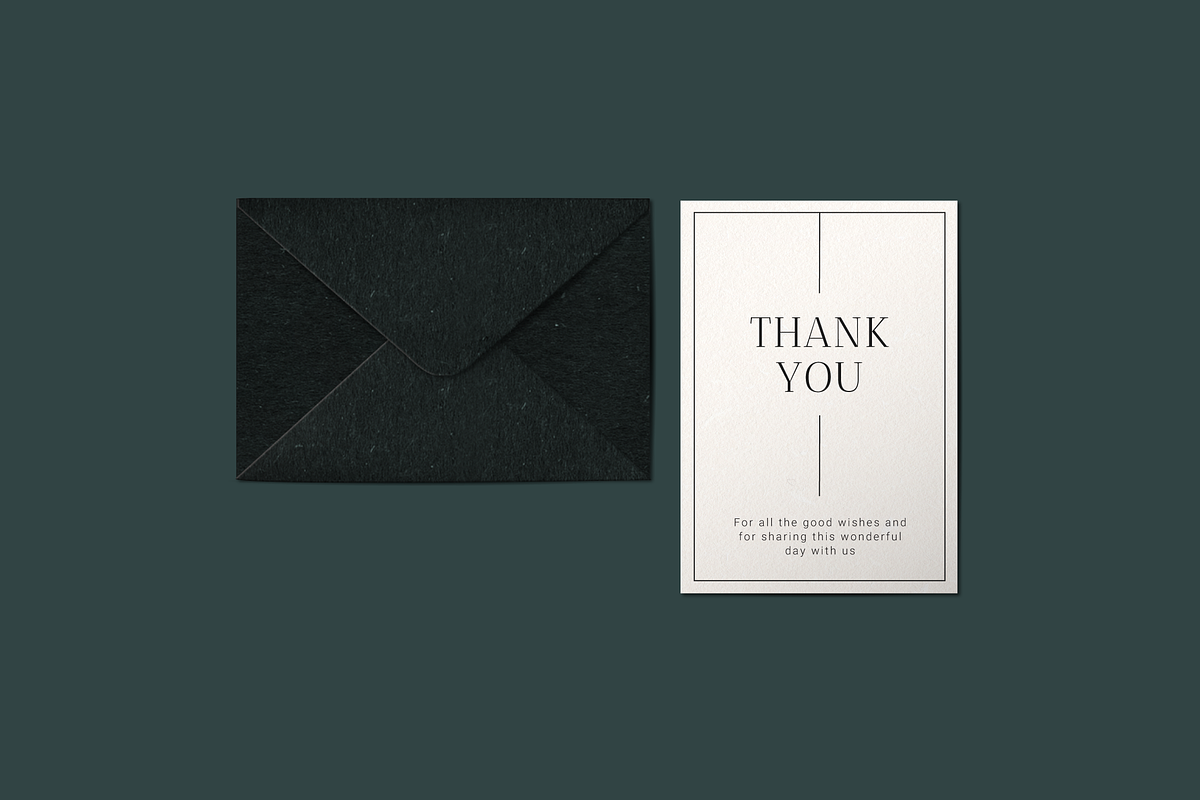 Elegant Wedding Invitation Set, an Invitation Template by Wild Ones (Photo 5 of 5)