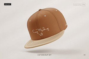 Cap Mockup V.1 And V.2 Bundle