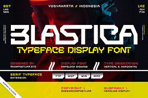 Blastica Display Font