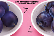 Texture Brushes For Procreate, a Brush Add-On by ArtwithFlo (Thumbnail 4 of 10)