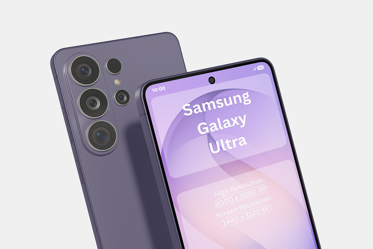 Samsung S26 Ultra Mockup Set 4, an Android Mockup by DSNA Mockup (Photo 6 of 9)