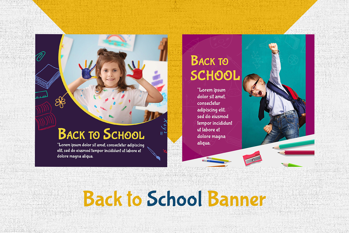 10 Back To School Banners, a Social Media Template by Nisha Droch (Photo 4 of 4)