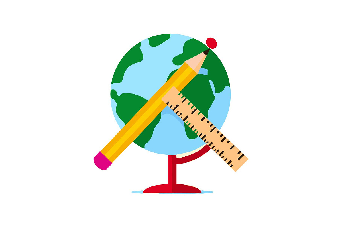 Globe, Books & Clock Clipart, an Object Graphic by Designs_River (Photo 15 of 16)