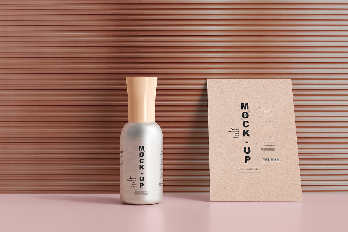 Aluminum Cosmetic Mockup Bundle, a Cups & Container Mockup by pmvch (Photo 155 of 206)