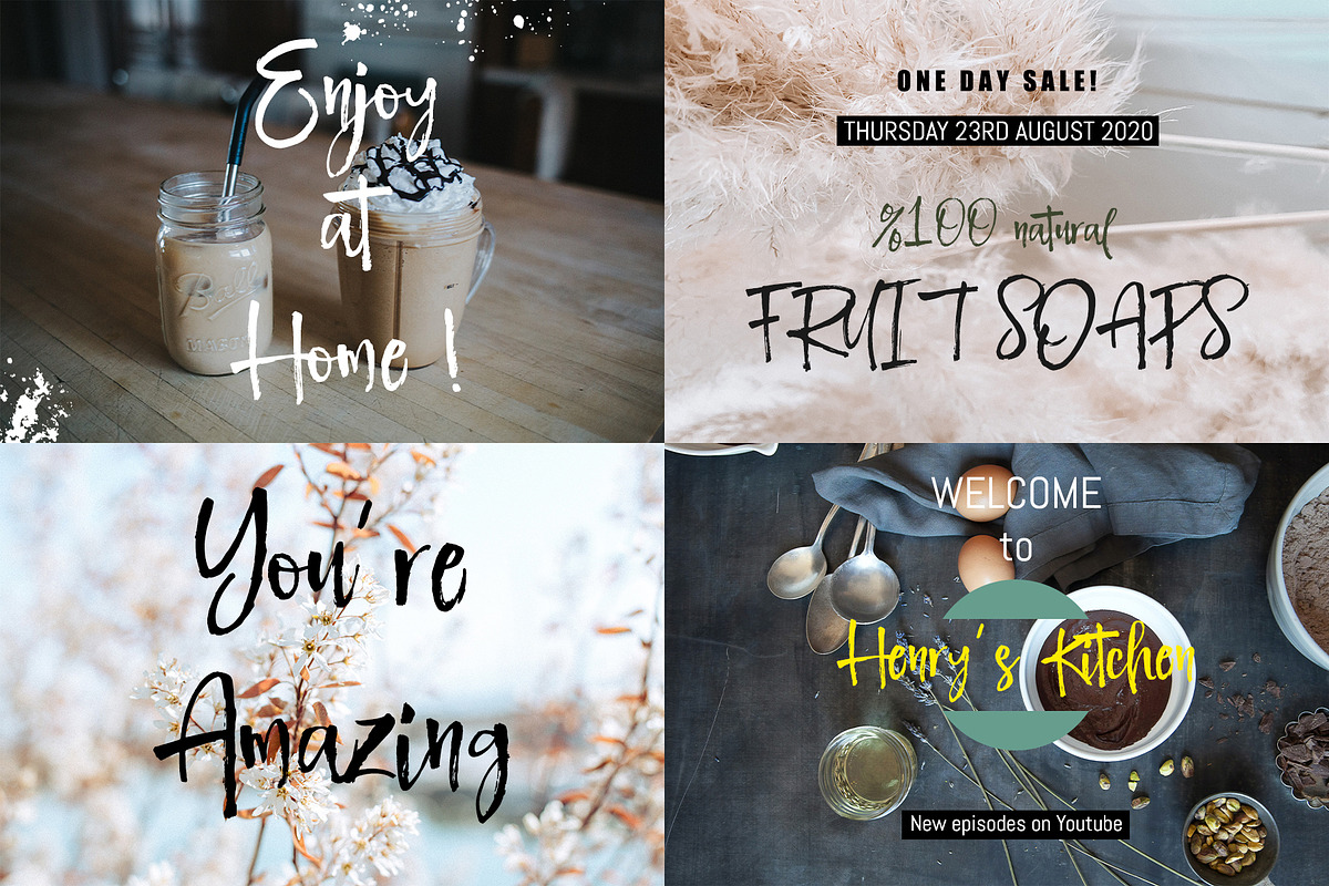 Ravishing Brush Font, a Script Font by Design Dukkan (Photo 11 of 12)