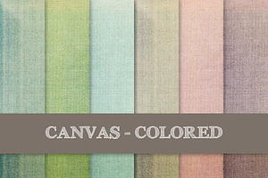 Canvas Texture: Colored, Grungy