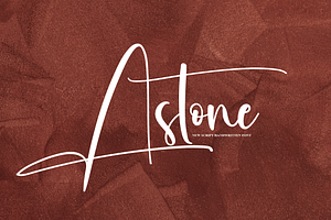 Astone Script Font