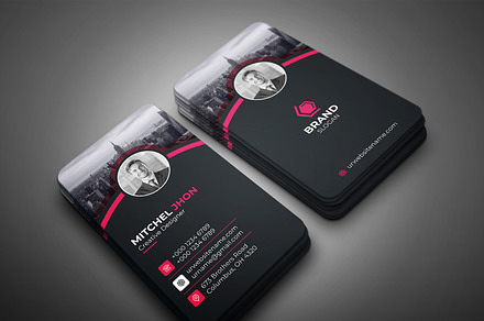 Vertical Business Card