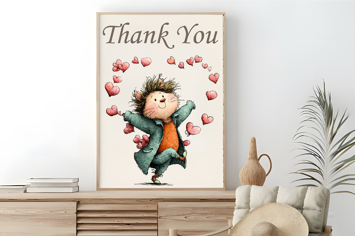 Whimsical Valentine Cat Boys Clipart, an Illustration by RobertsArt (Photo 5 of 6)