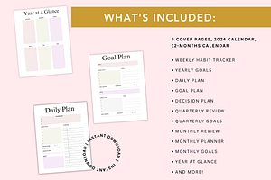 2024 Printable Planner Bundle