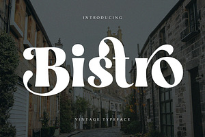 Bistro - Vintage Typeface