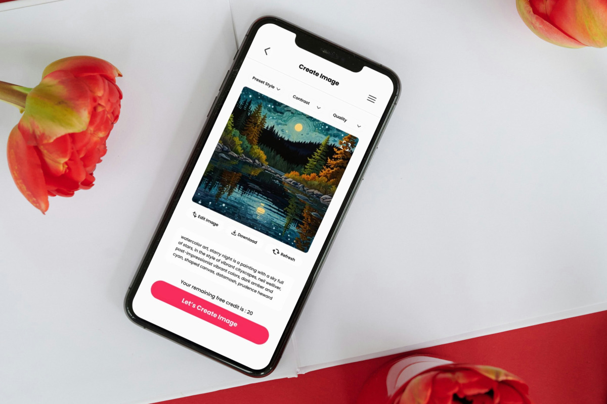 Nexus - AI Image Generator Mobile Ap, an App Template by twinstd (Photo 5 of 5)