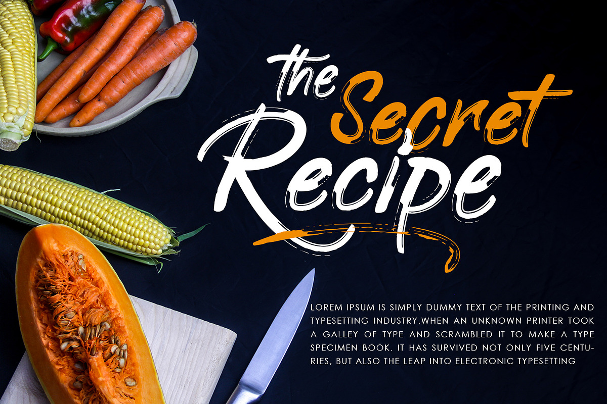 Elliot Brush Font preview 6