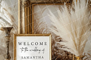 Boho 8x10 table sign number mockup, an Advertising Mockup by Blush Roses Print (Thumbnail 4 of 8)