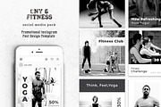 GYM Social Media Pack, a Social Media Template by ZAAS (Thumbnail 2 of 6)