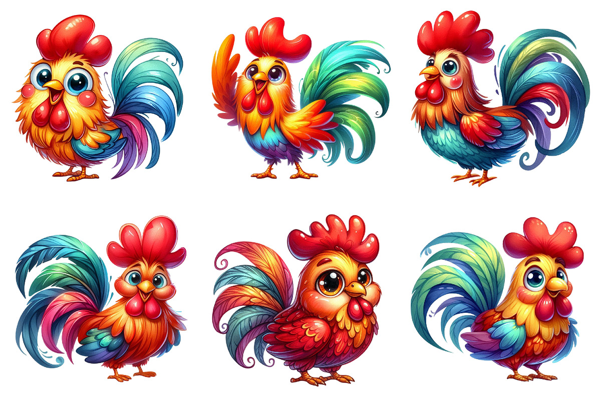 Funny Chicken Svg Chicken Png Rooste, an Illustration by DreamArtGraphic (Photo 4 of 4)