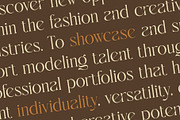 Making Modern Elegant Serif Font, a Serif Font by Graphicxell (Thumbnail 2 of 8)