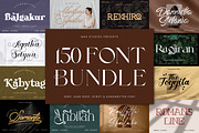 Display & Script Font Bundle, a Serif Font by mahstudios (Thumbnail 1 of 17)