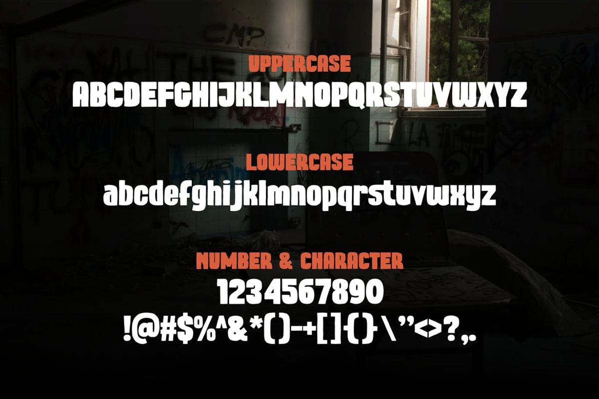 Wolfskin - Block Font, a Sans Serif Font by tokokoo (Photo 6 of 11)