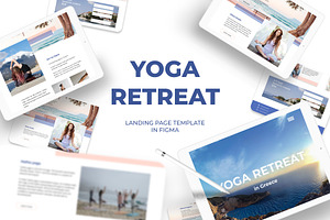 Yoga Retreat - Landing Page Template