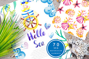Hello SEA - watercolor collection