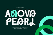 Anova Pearl - Experimental Font, a Sans Serif Font by NuType (Thumbnail 1 of 11)