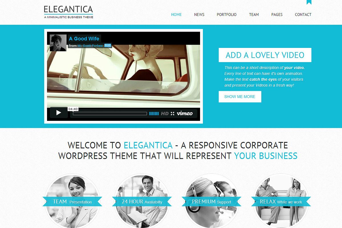 Elegantica - Business HTML Template, a Websites & App Template by PremiumCoding (Photo 3 of 5)