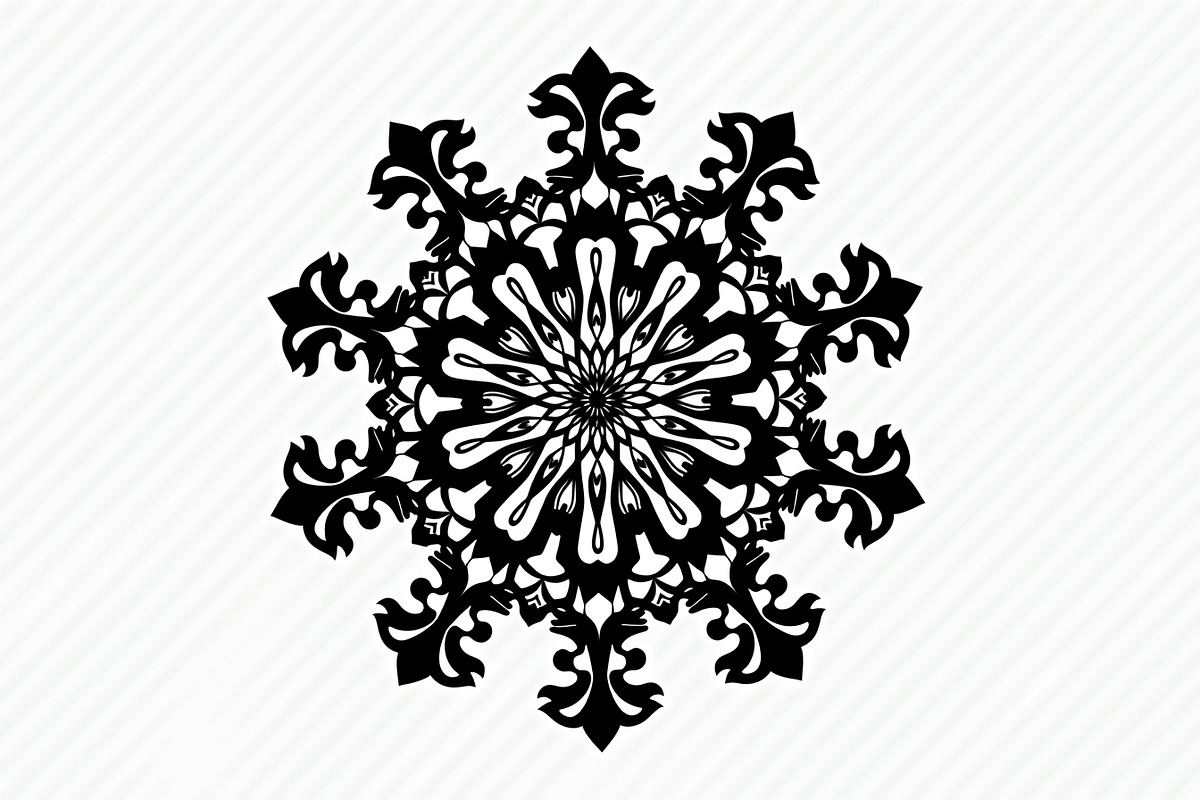 Decorative Mandala Vector Set, an Illustration by hafijul (Photo 5 of 9)