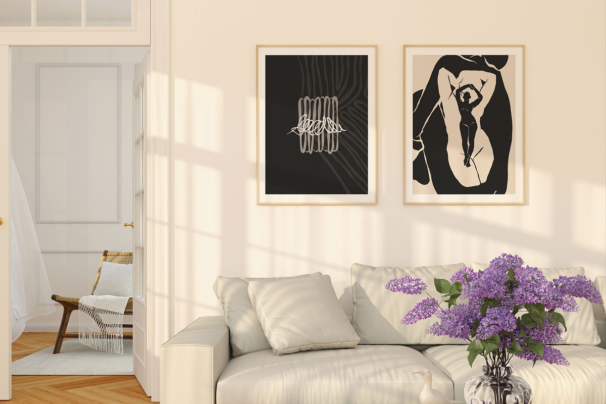 Feminine abstract poster gallery, a Person Illustration by Anastasy_helter (Photo 30 of 32)