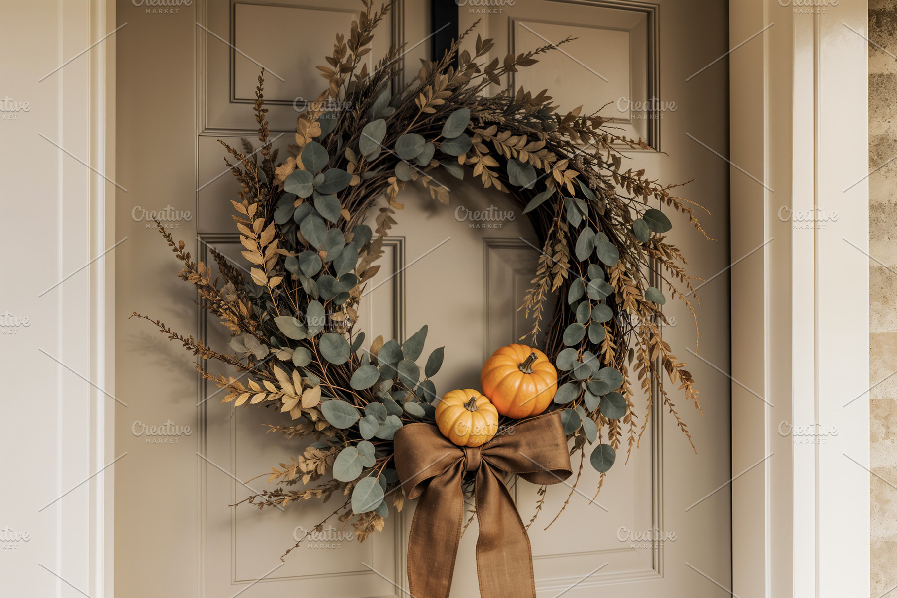 Autumn wreath, a Photo by rarrarorro