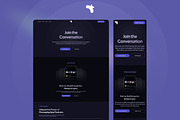 Wave Framer Mobile App Template, a Landing Page Template by Ali Çorak (Thumbnail 1 of 3)