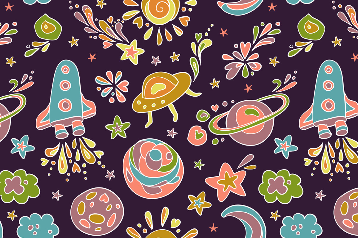 Pattern " Space adventure " preview 3