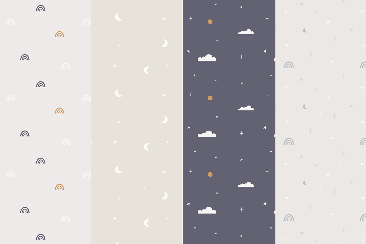 Leo Seamless Pattern, a Pattern Graphic by Emilie Cliche (Photo 5 of 9)