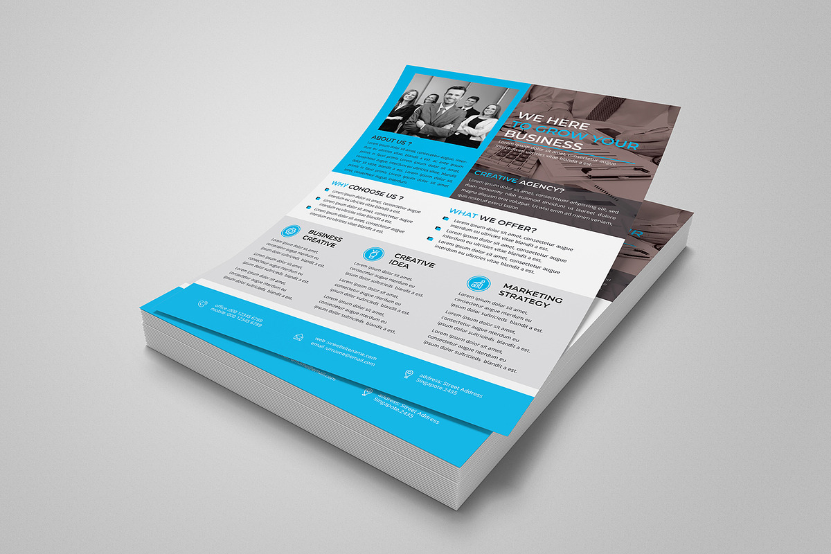 Corporate Business Flyer Template, a Flyer Template by Mazharul Islam (Photo 3 of 6)